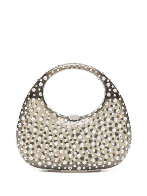 L'Alingi crystal-embellished top-handle clutch bag