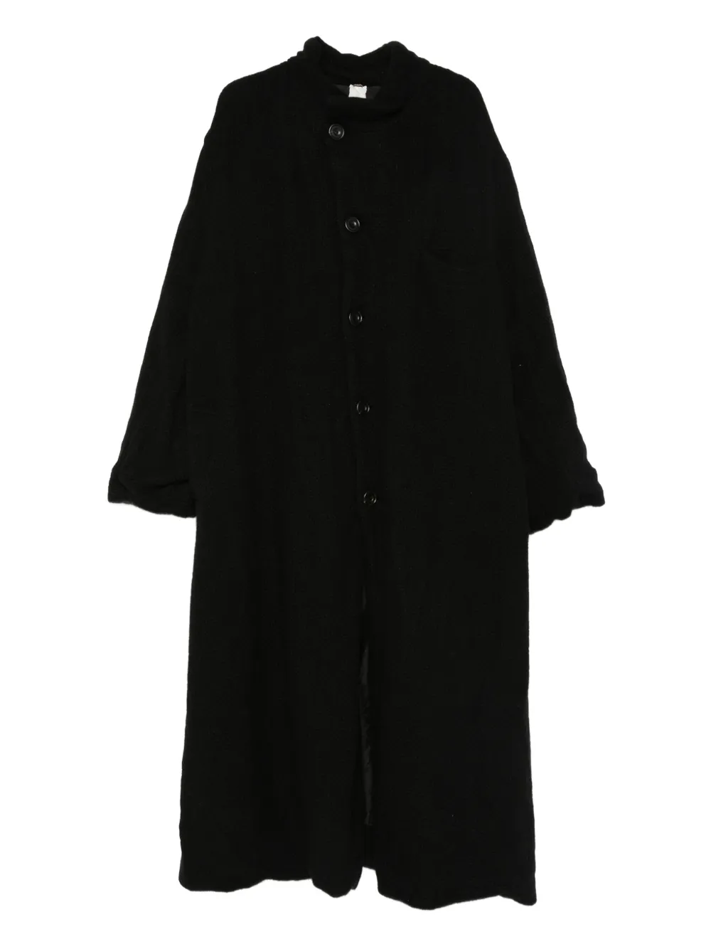 Ricorrrobe button-front long-sleeve coat | Black | Image 1
