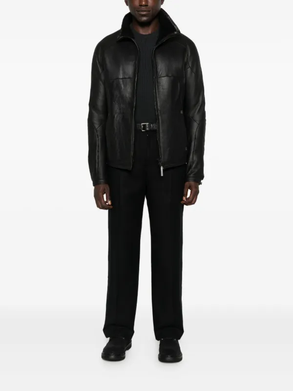 isaac sellam レザージャケット　s black Isaac Sellam Leather Blazer in color Black | Elixirgallery
