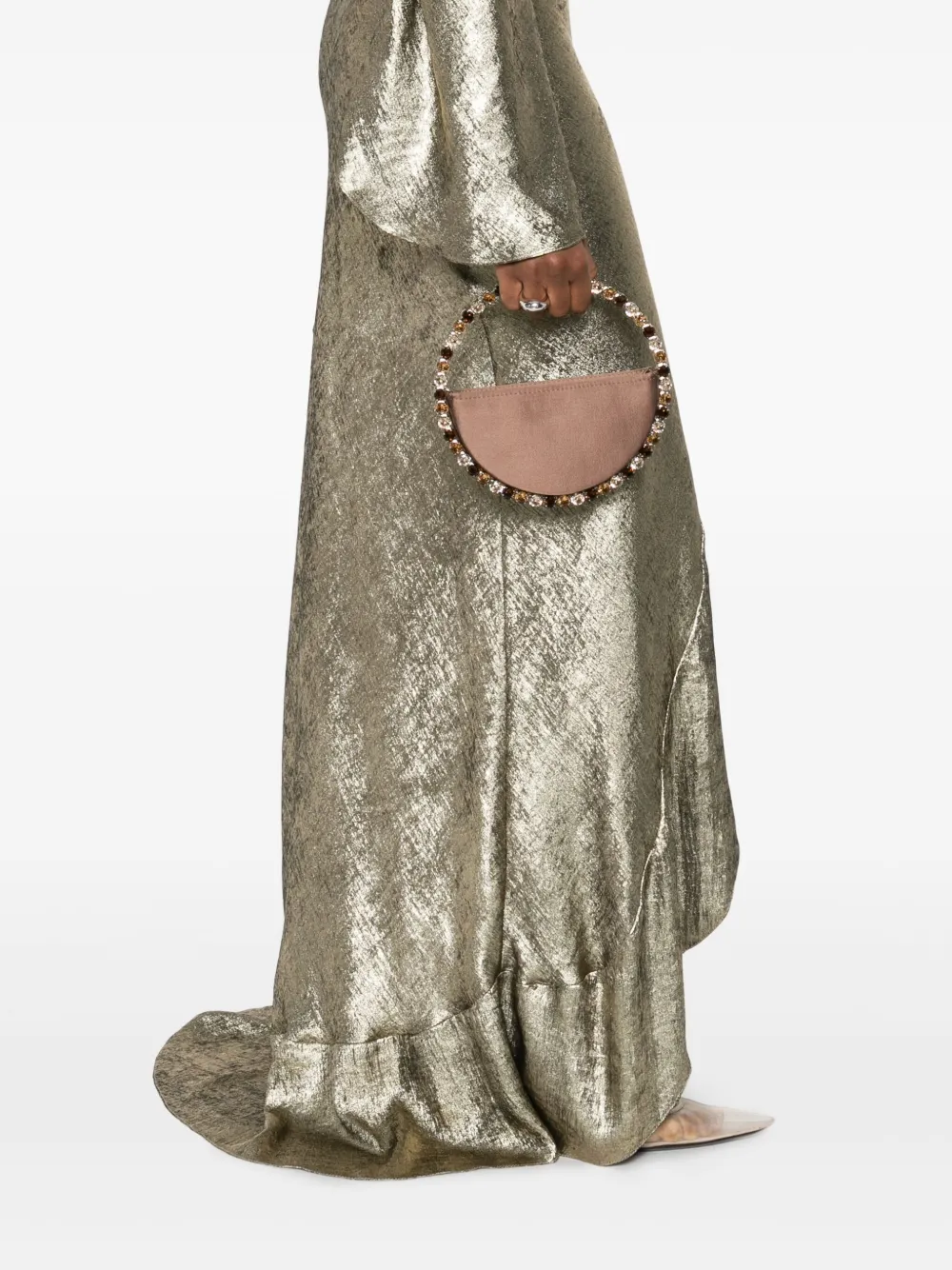 L'Alingi Eternity clutch bag - Bruin