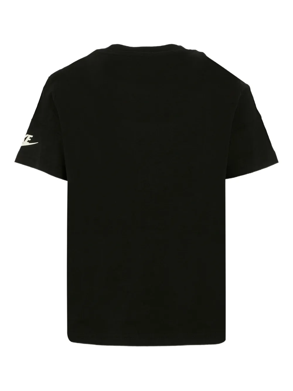 Nike Swoosh Logo-print T-shirt In Black