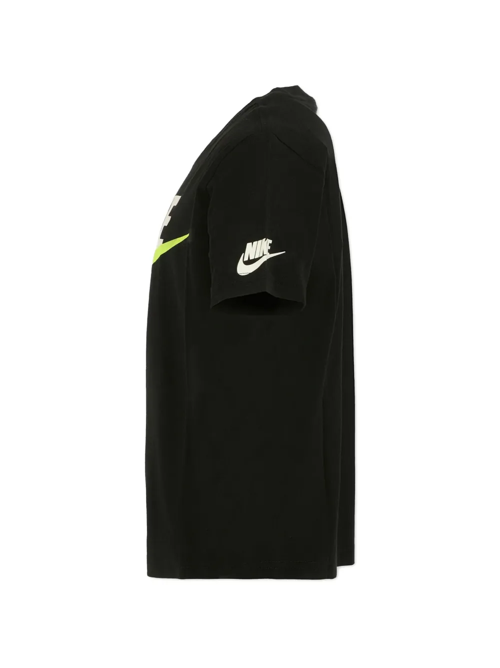 Nike Swoosh Logo-print T-shirt In Black