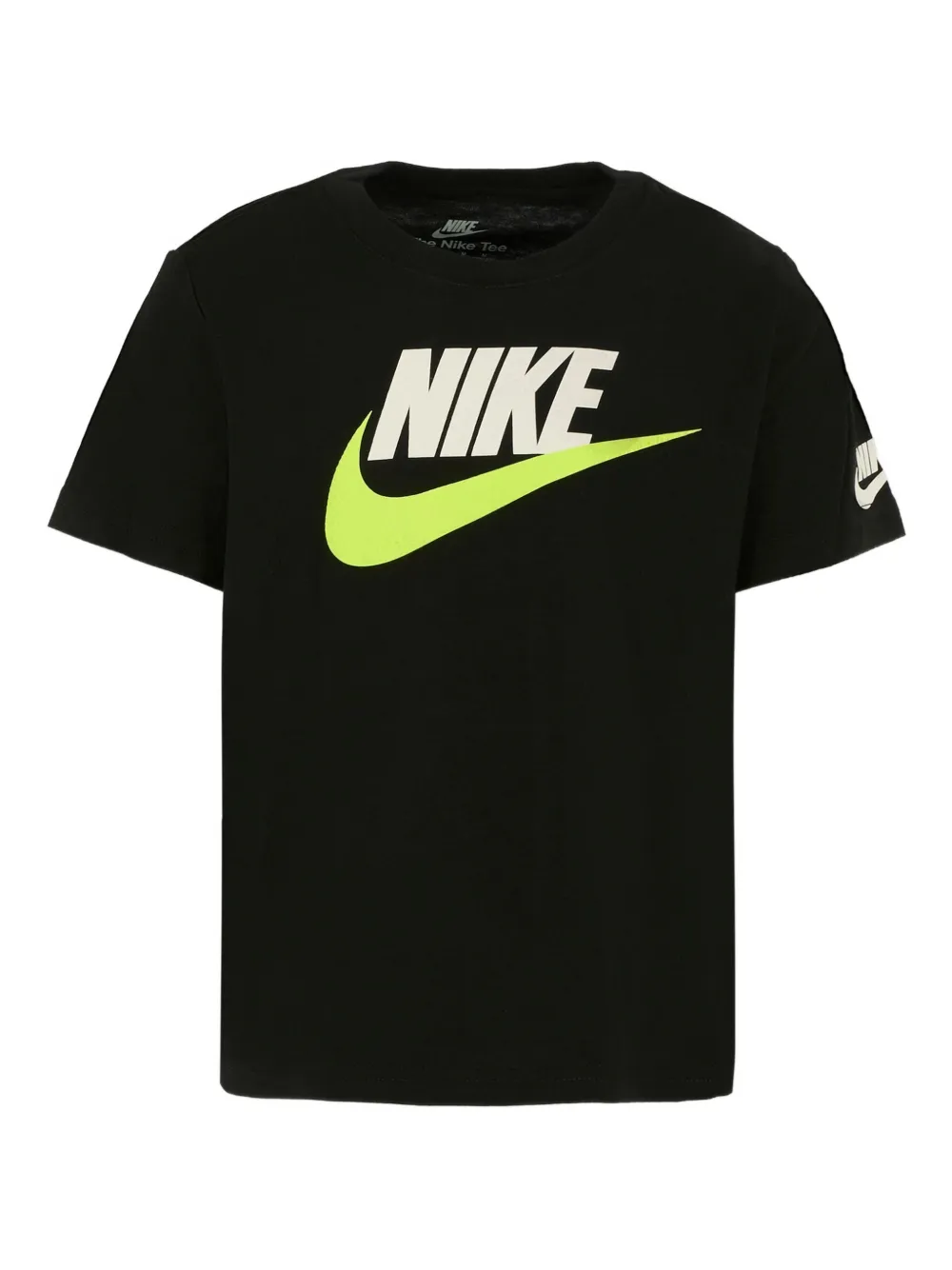 Nike Swoosh Logo-print T-shirt In Black