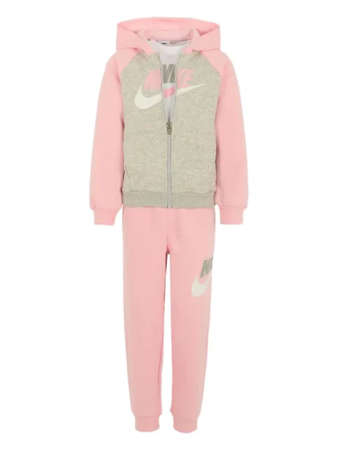 Nike Kids logo-detail hooded tracksuit