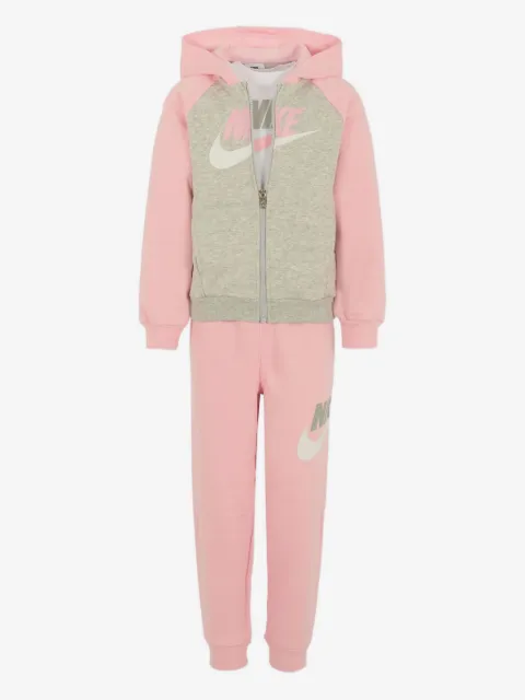 Nike Kids logo-detail hooded tracksuit