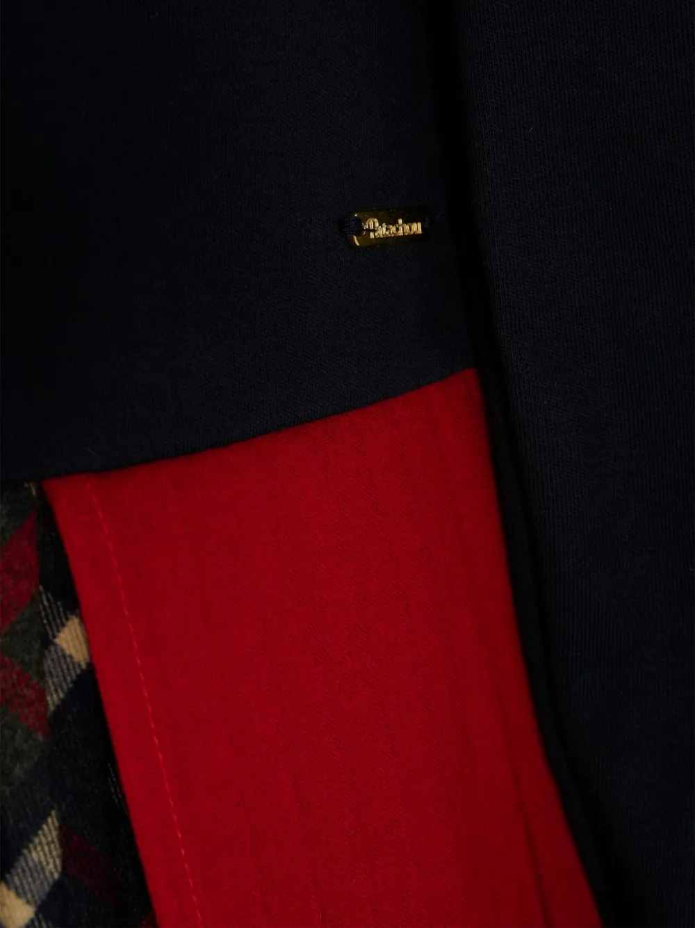 Patachou Geplooide jurk met vlakken Blauw