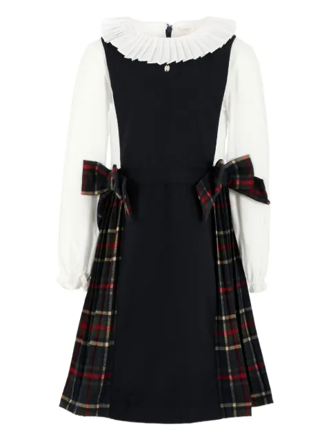 Patachou pleated panelled dress