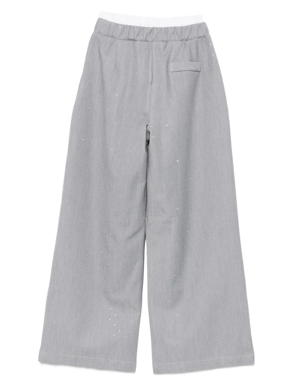Miss Grant Kids pleated sparkle trousers | Girls Casual Trousers | Image 2