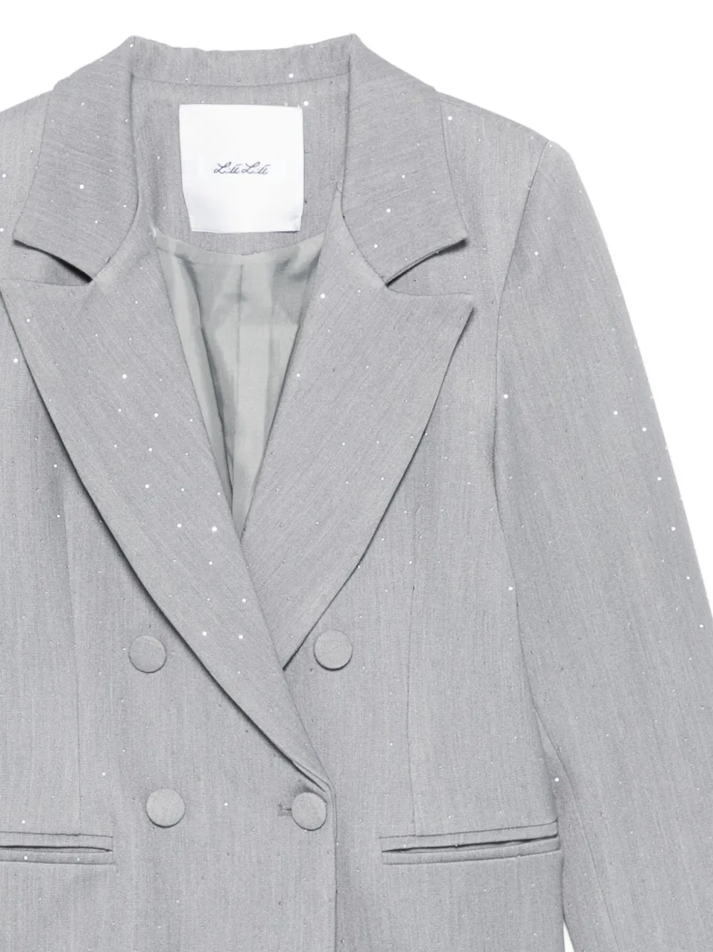 Miss Grant Kids Blazer met dubbele rij knopen Grijs