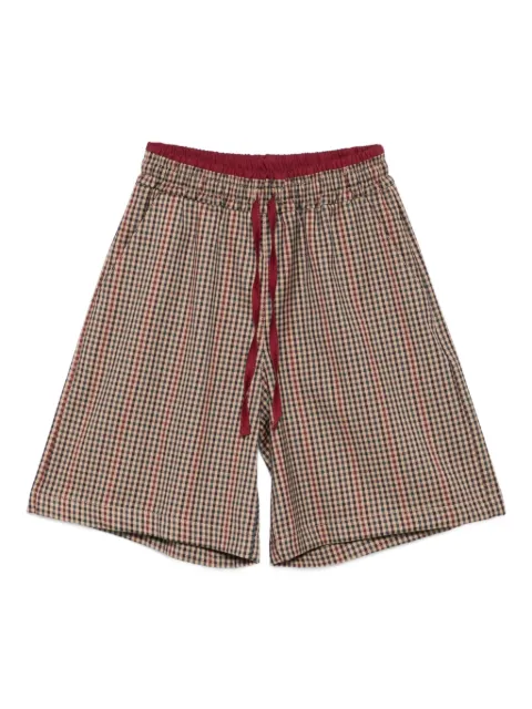 Miss Grant Kids checked drawstring casual shorts