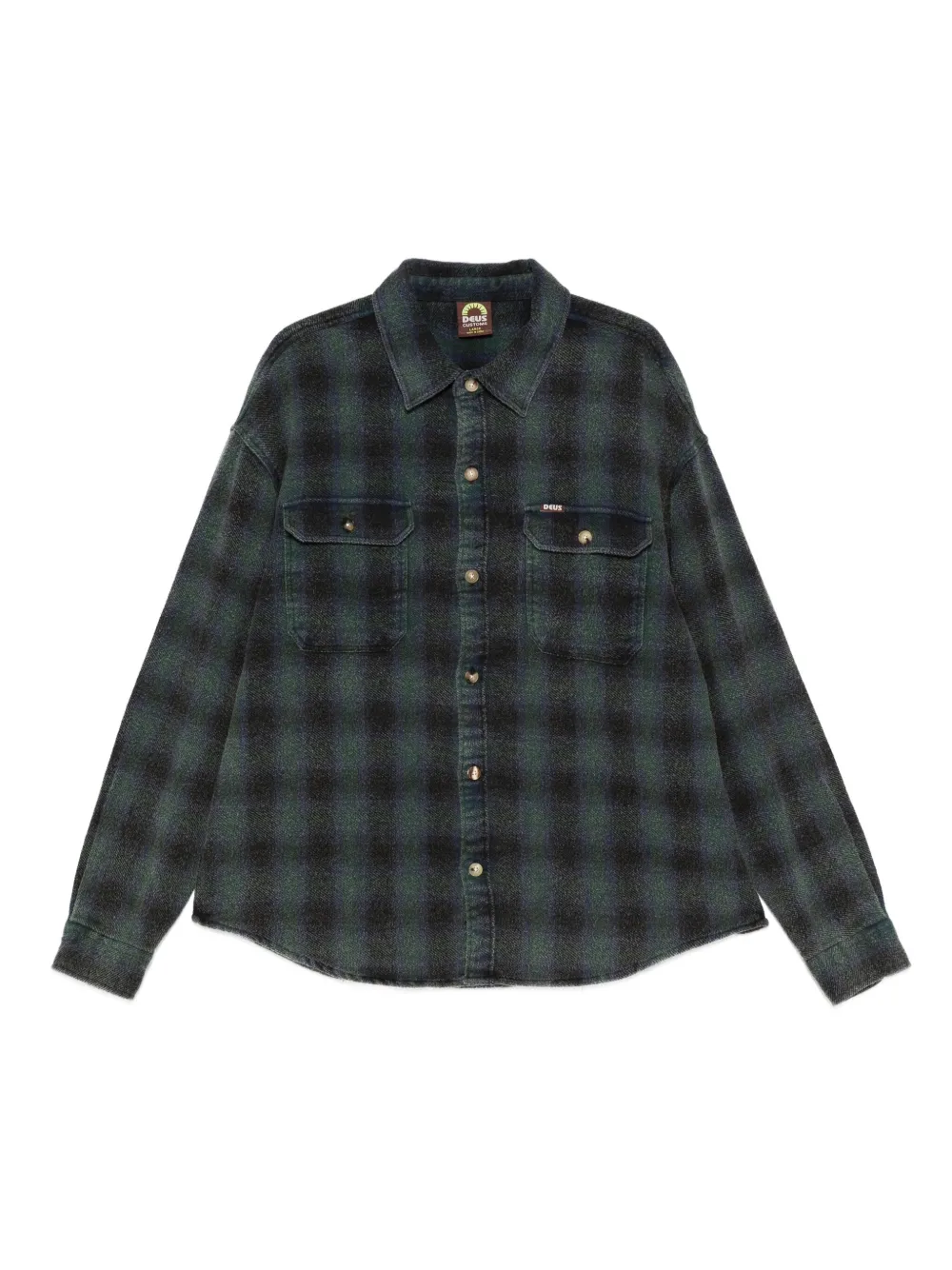 Deus Ex Machina Too Busy To Work shirt | Green | Image 1