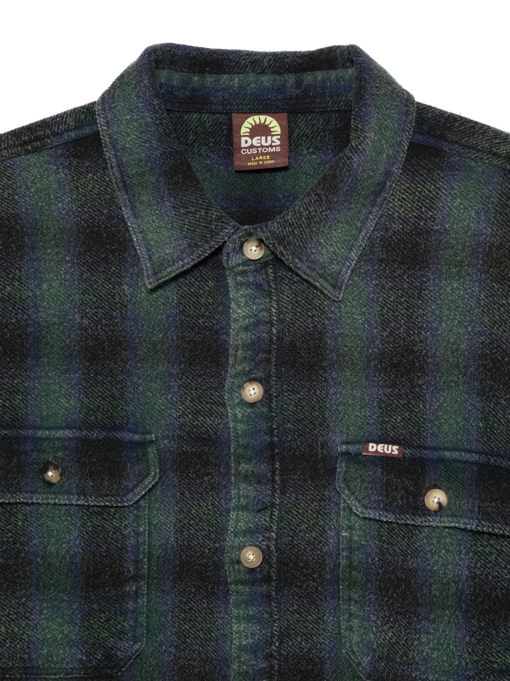 Deus Ex Machina Too Busy To Work overhemd Groen