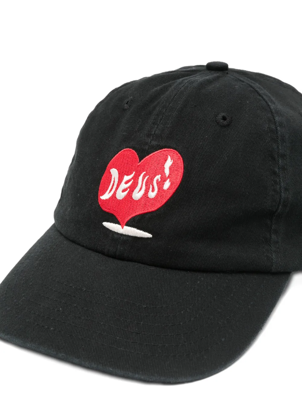  Deus Ex Machina Logo-embroidered Cap - Black 