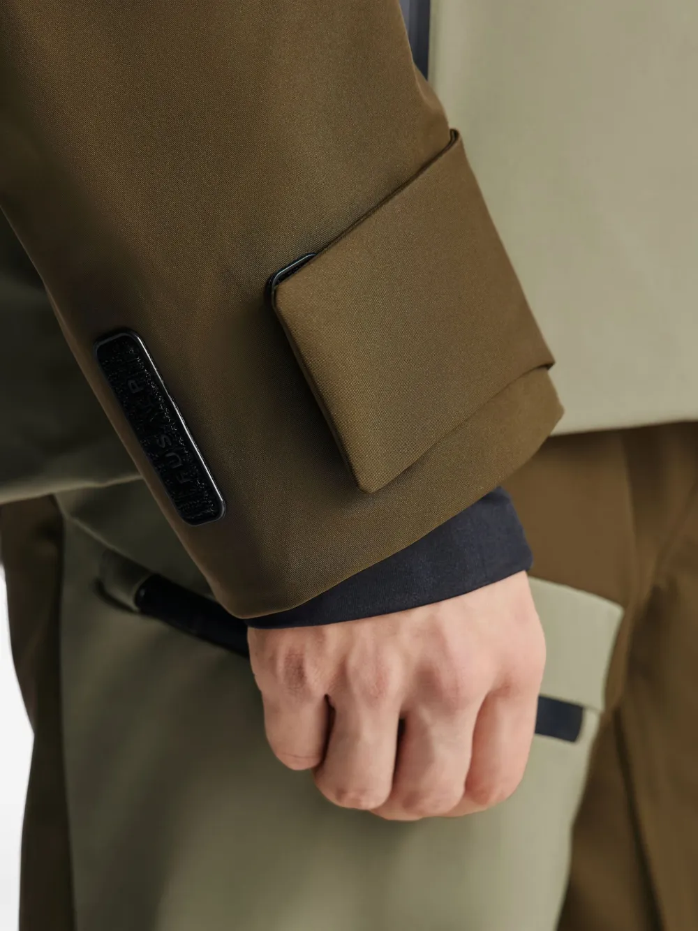 Fusalp Ski-jack met vlakken Bruin