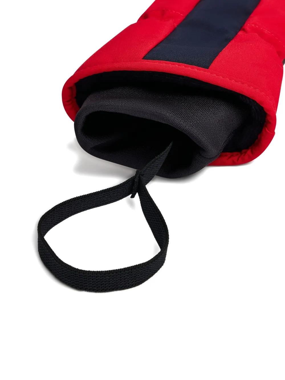 Fusalp Panelled Ski Mittens In Red