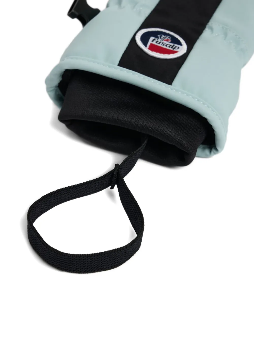 Fusalp Panelled Ski Mittens In Blue