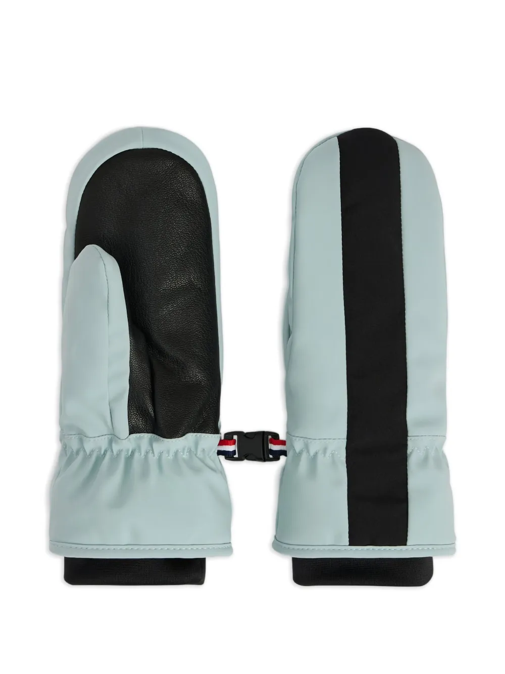 Fusalp Panelled Ski Mittens In Blue