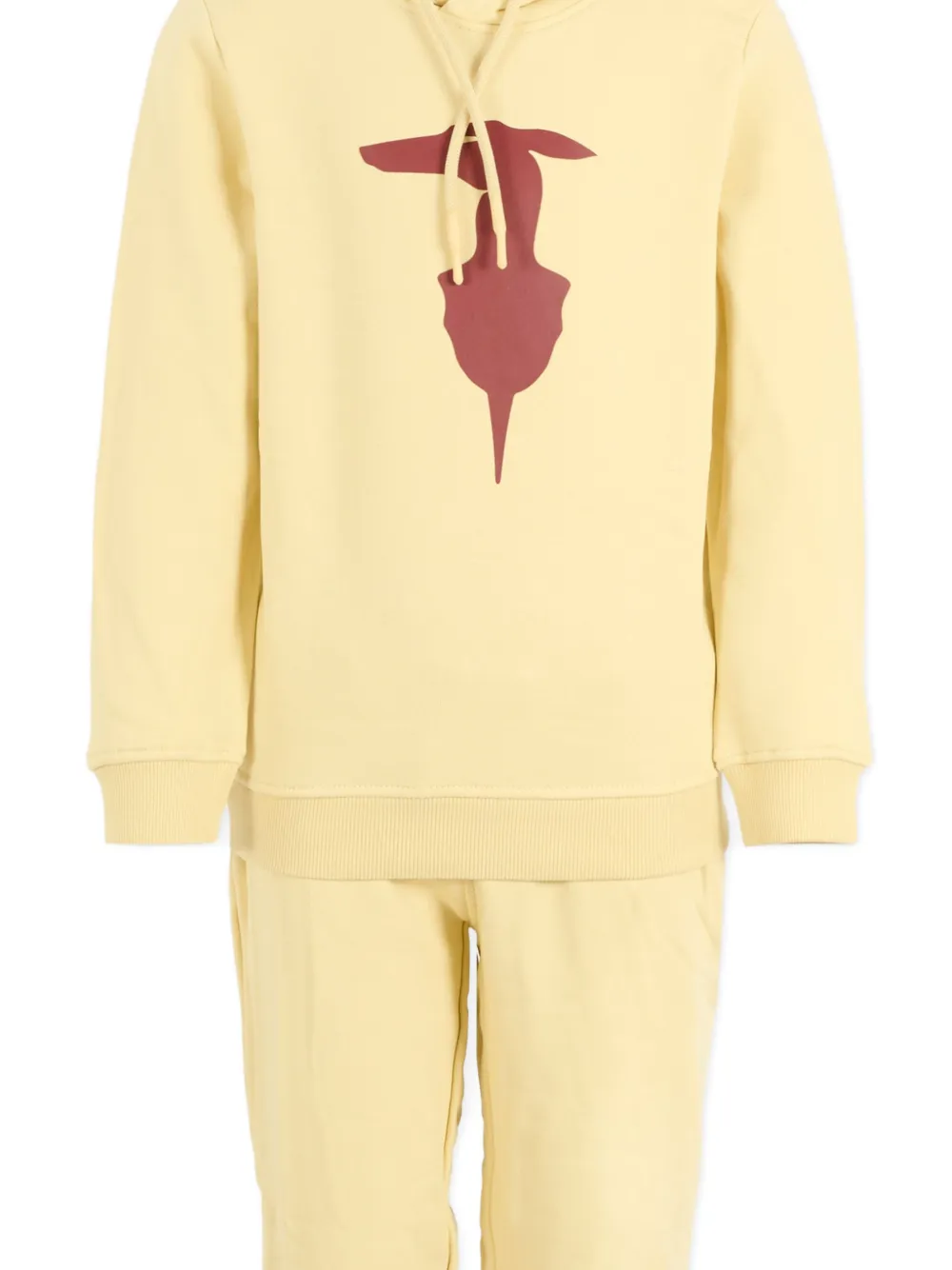 TRUSSARDI JUNIOR Trainingspak met logoprint Geel