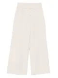 Miss Grant Kids elastic-waist button-front trousers - Neutrals