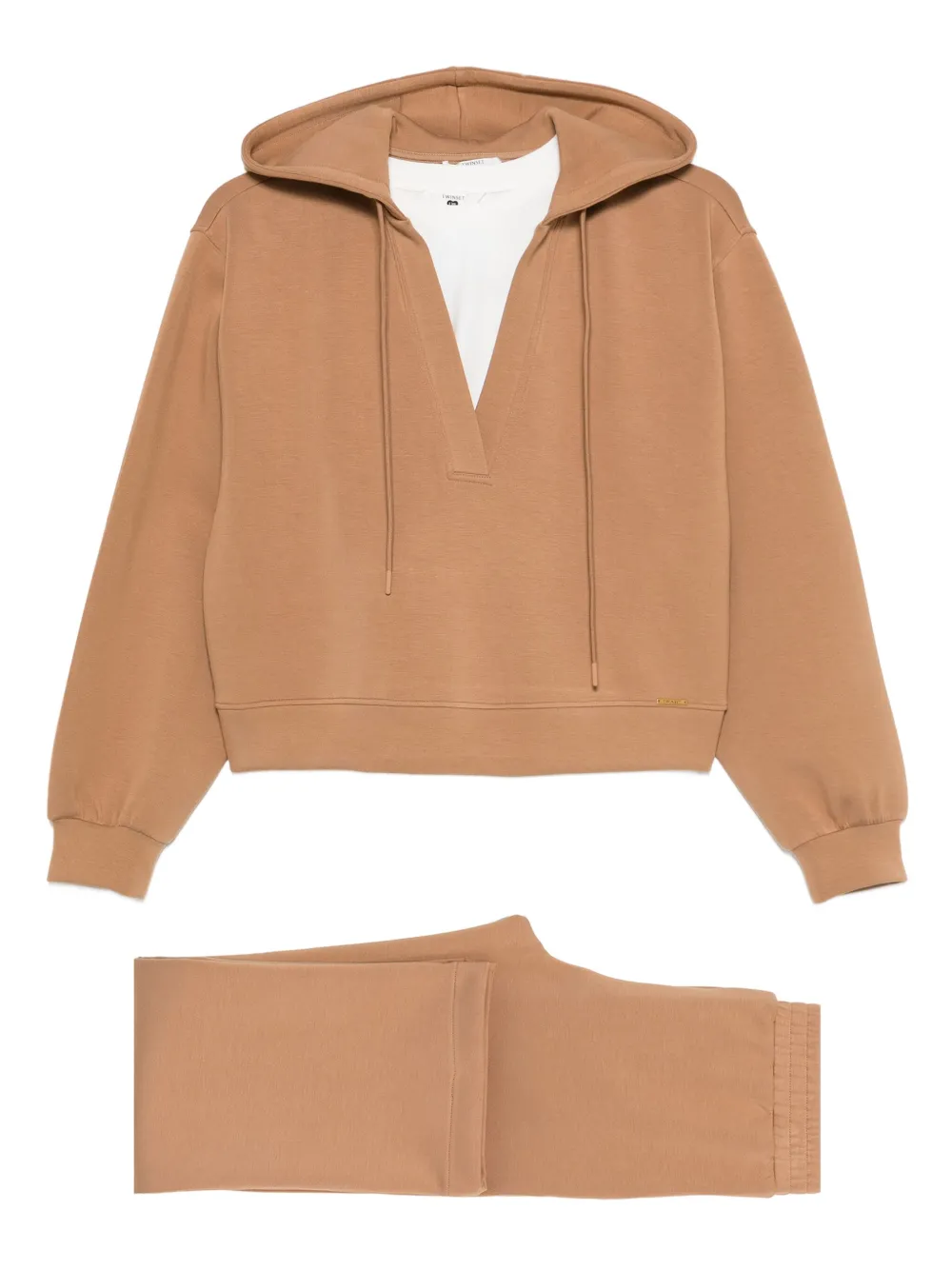 TWINSET طقم رياضي بهودي | بني | Image 1