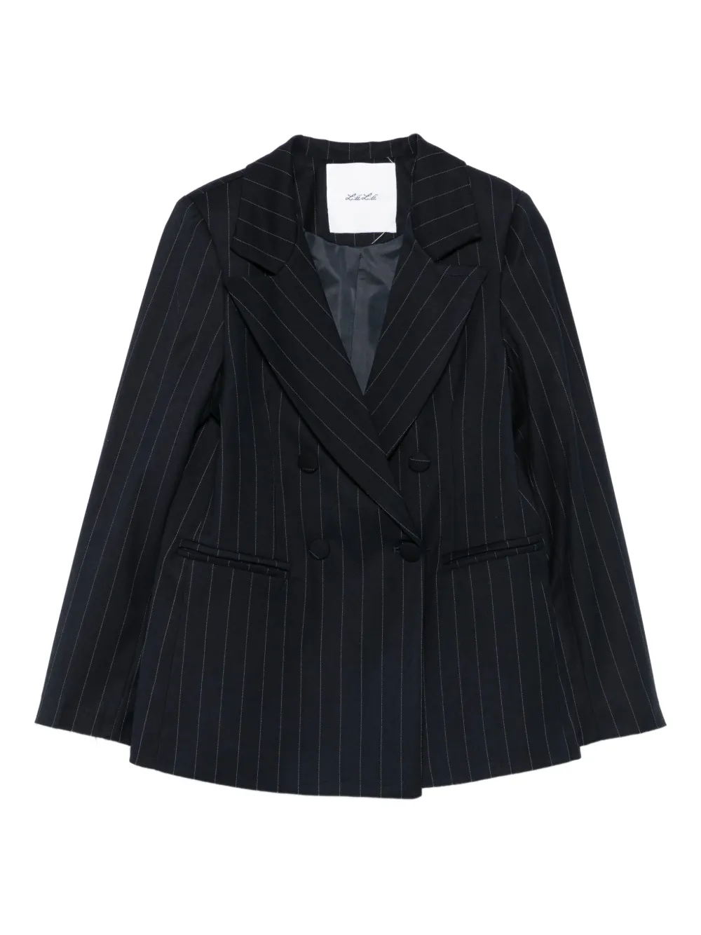 Miss Grant Kids pinstripe double-breasted blazer | Blue | Image 1
