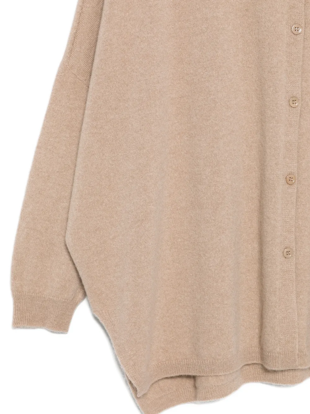Vanisé Buttoned Pocket Cardigan In Neutral