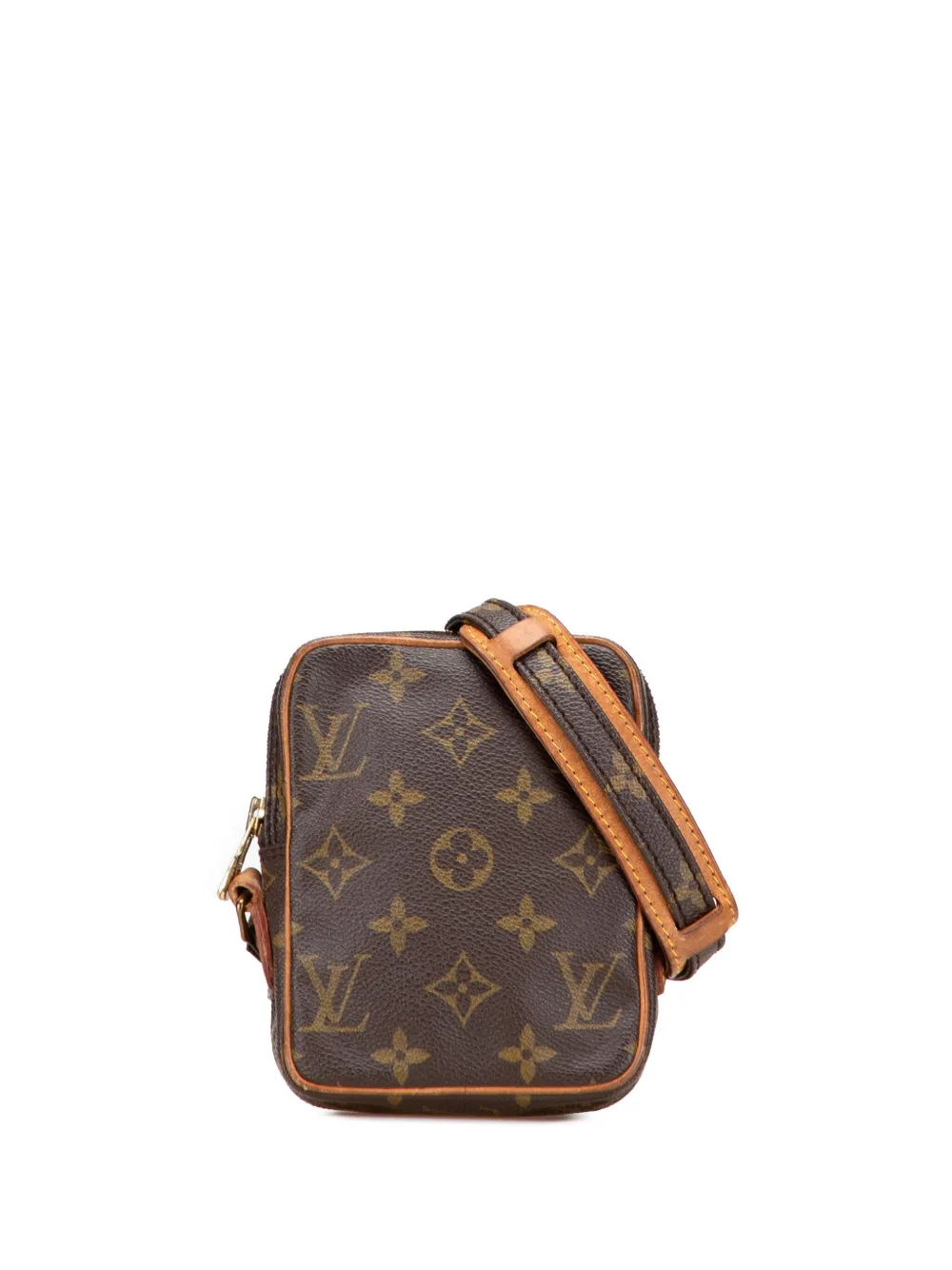 Louis Vuitton Pre-Owned 1988 モノグラム ミニ ダヌーブ ショルダーバッグ - ブラウン Louis Vuitton Pre-Owned 1988 モノグラム ミニ ダヌーブ ショルダーバッグ - ブラウン