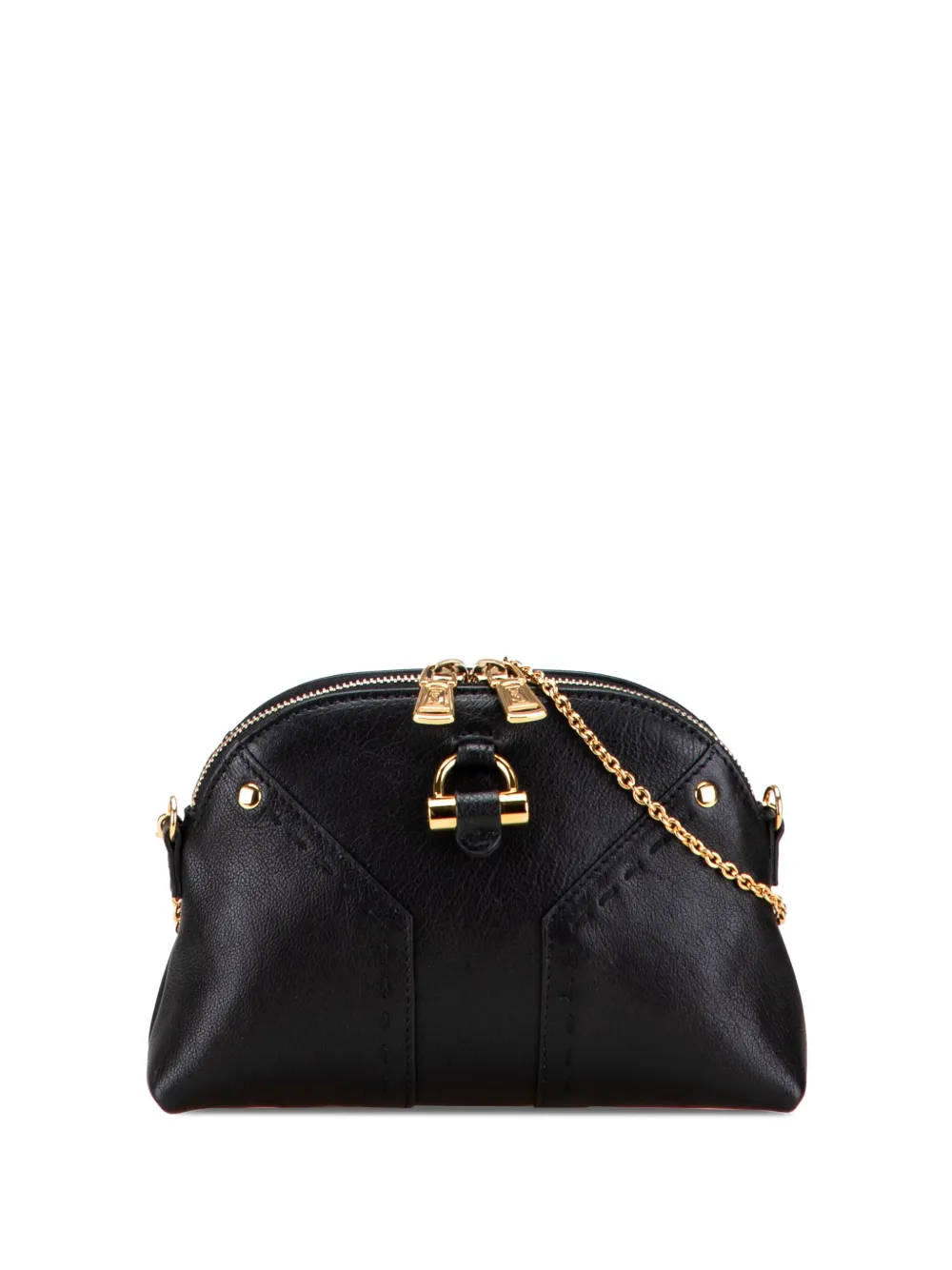 Saint Laurent Pre-Owned 2000-2012 Mini Leather Muse Chain Bag shoulder bag | Black | Image 1