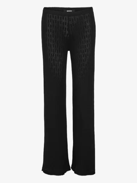 ROTATE BIRGER CHRISTENSEN pantalon Pointelle à taille élastiquée