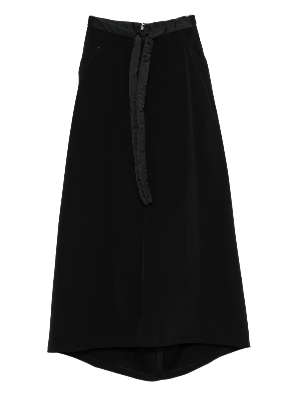 Y-3 padded-detail maxi skirt | Black | Image 1