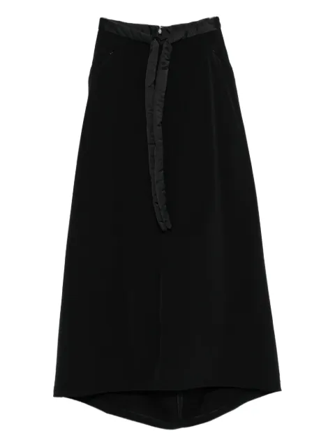 Y-3 padded-detail maxi skirt
