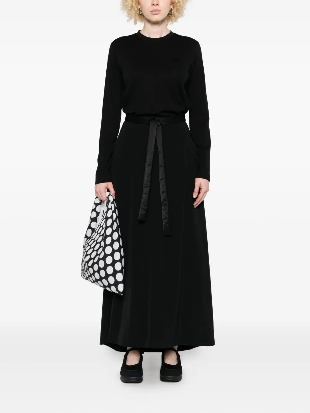 Y-3 padded-detail maxi skirt | A-Line Skirts | Image 2