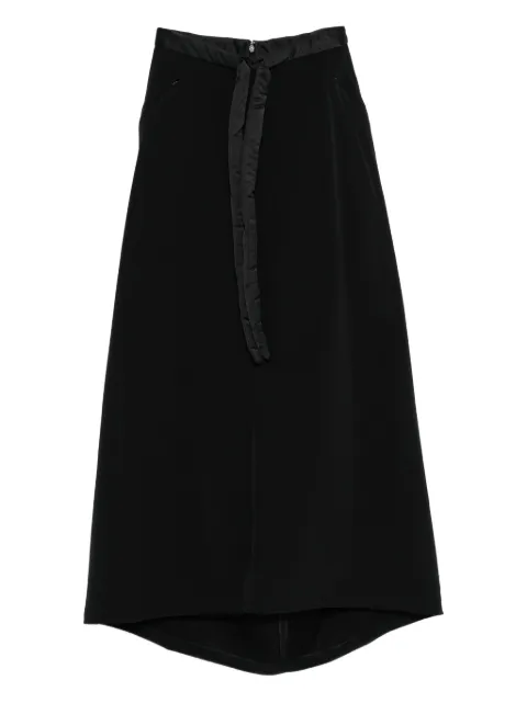 Y-3 padded-detail maxi skirt