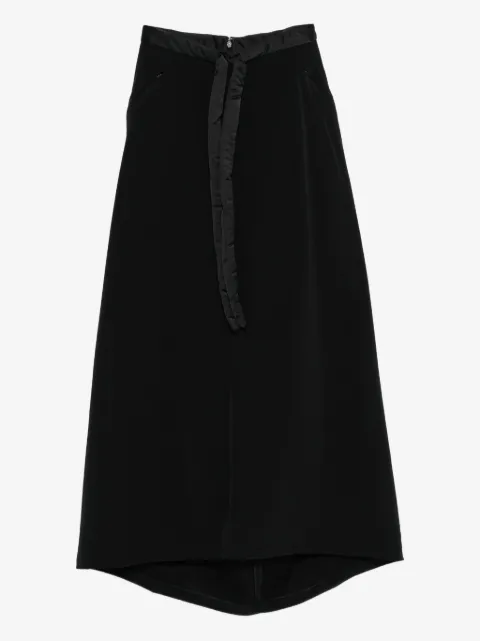 Y-3 padded-detail maxi skirt