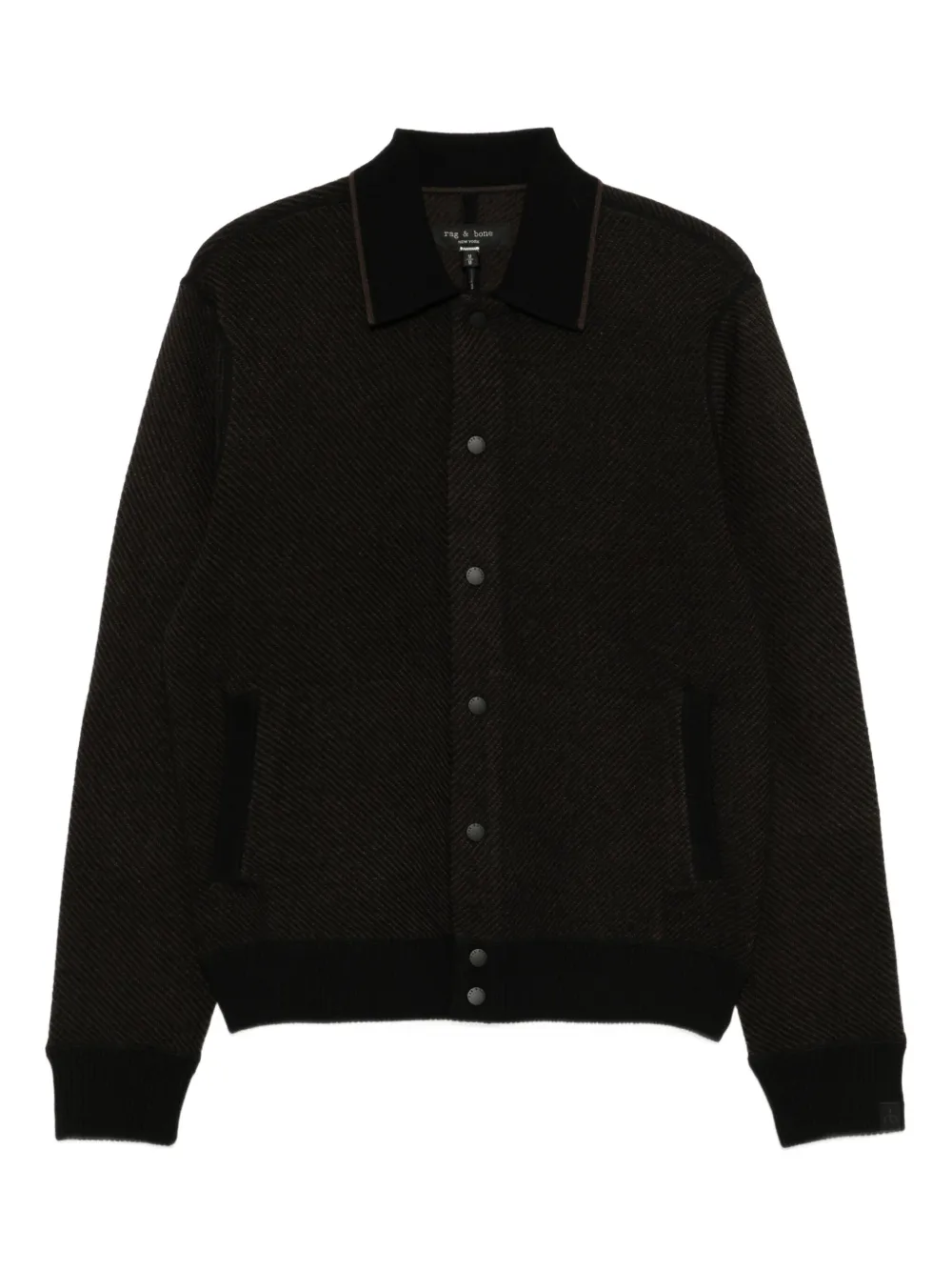 rag & bone cárdigan con botones | negro | Image 1