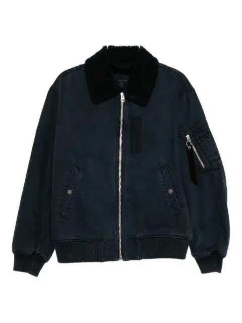 rag & bone denim bomber jacket