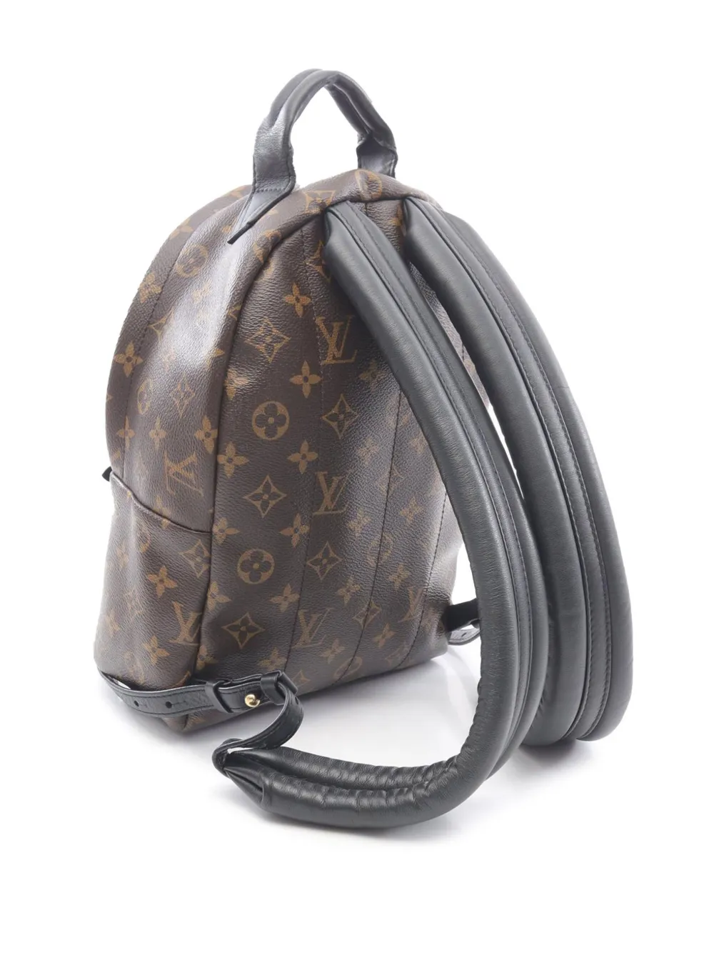 Pre-owned Louis Vuitton 2019 Monogram Palm Springs Pm Backpack In Brown