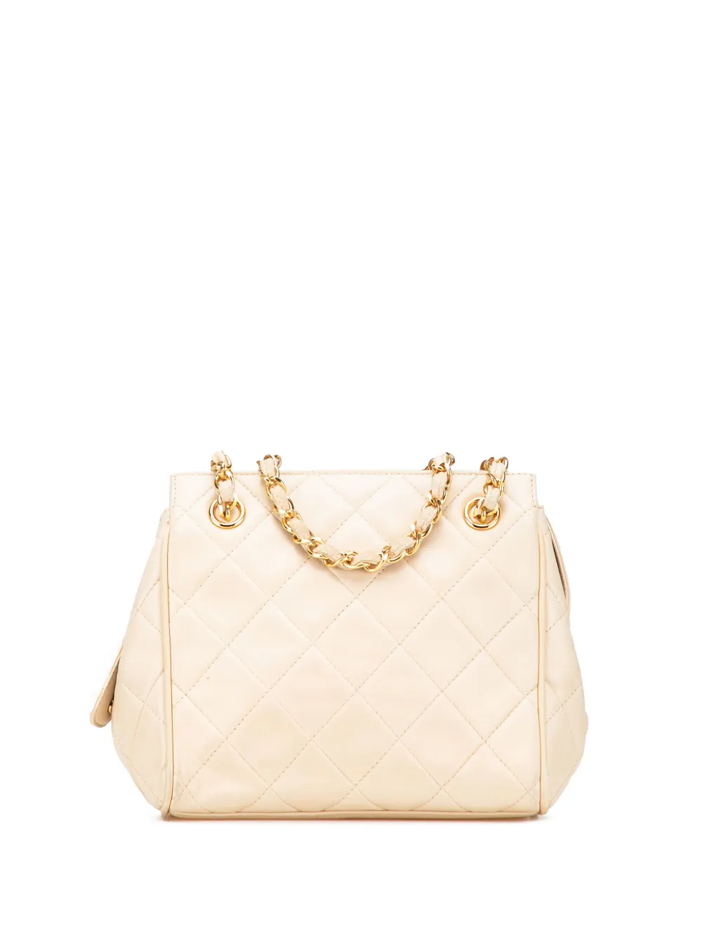 CHANEL Pre-Owned 1994-1996 Quilted Lambskin Chain shoulder bag | Brown | Image 1