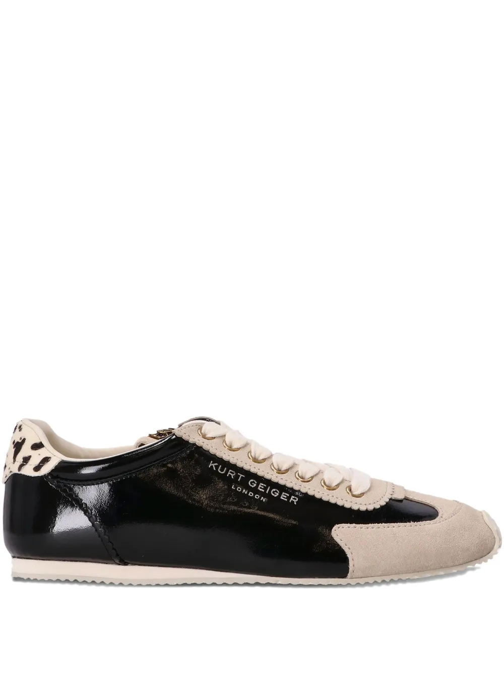 Kurt Geiger London Leren sneakers Zwart