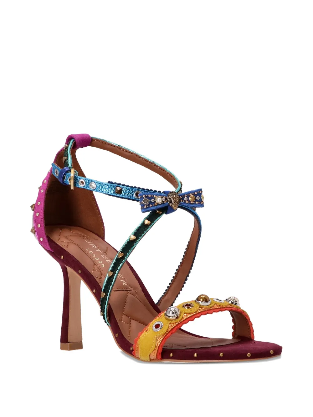 Kurt Geiger London 90 mm Mini Bow Eylet sandalen Geel