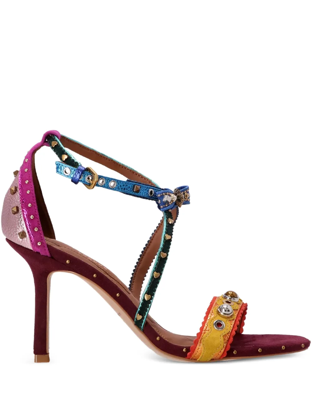 Kurt Geiger London 90mm Mini Bow Eylet sandals Yellow