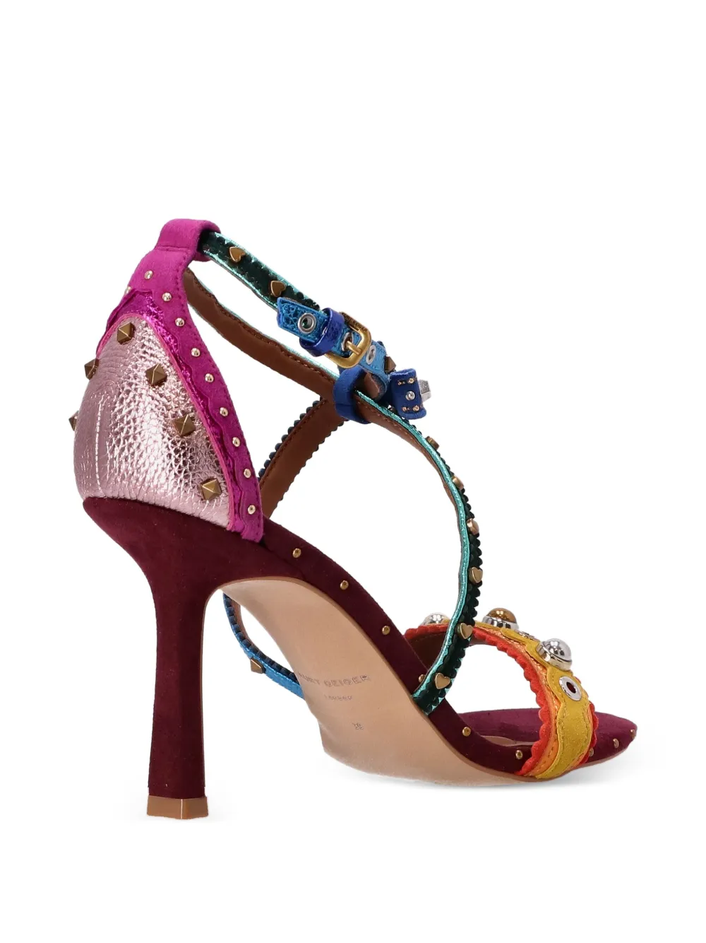 Kurt Geiger London 90 mm Mini Bow Eylet sandalen Geel