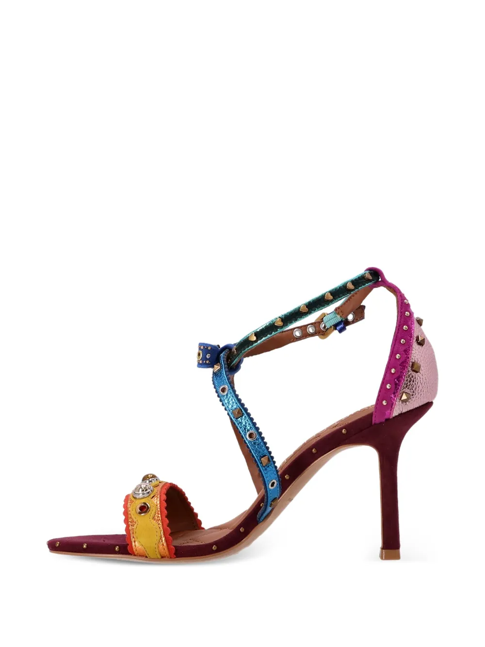 Kurt Geiger London 90 mm Mini Bow Eylet sandalen Geel