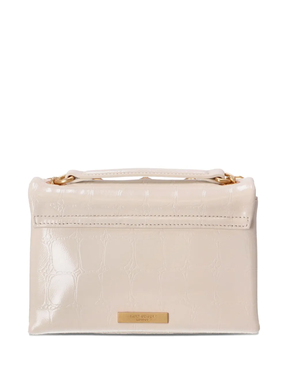 Kurt Geiger Logo-embellished Satchel Bag In Neutral