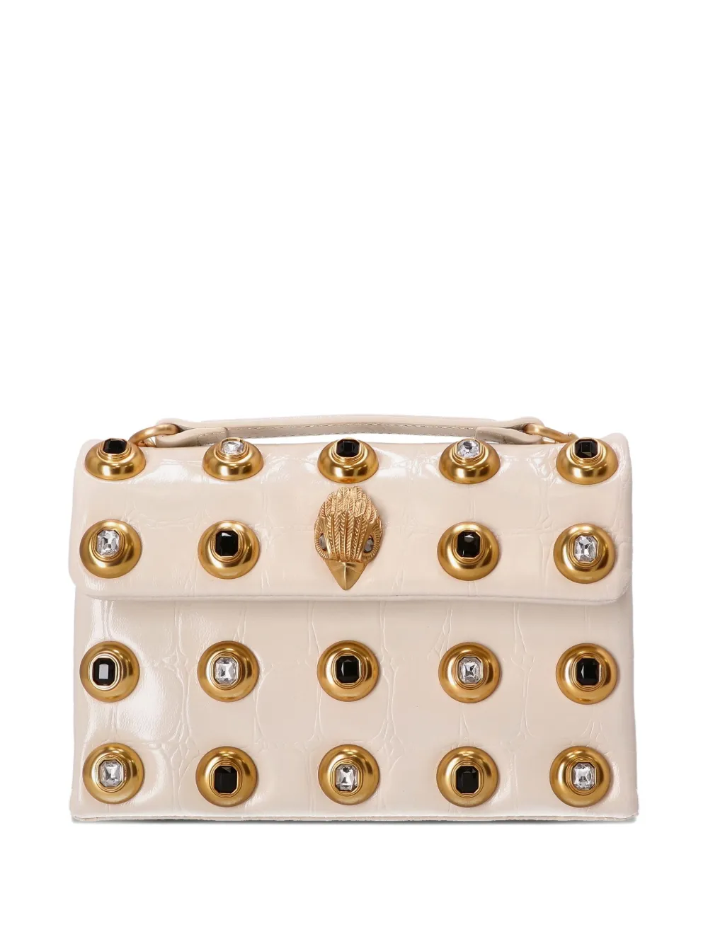 Kurt Geiger Logo-embellished Satchel Bag In Neutral