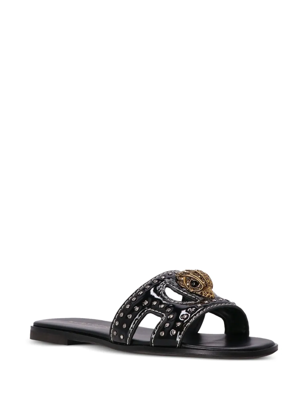 Kurt Geiger London eagle-charm cut-out sandals | Flat Sandals | Image 2