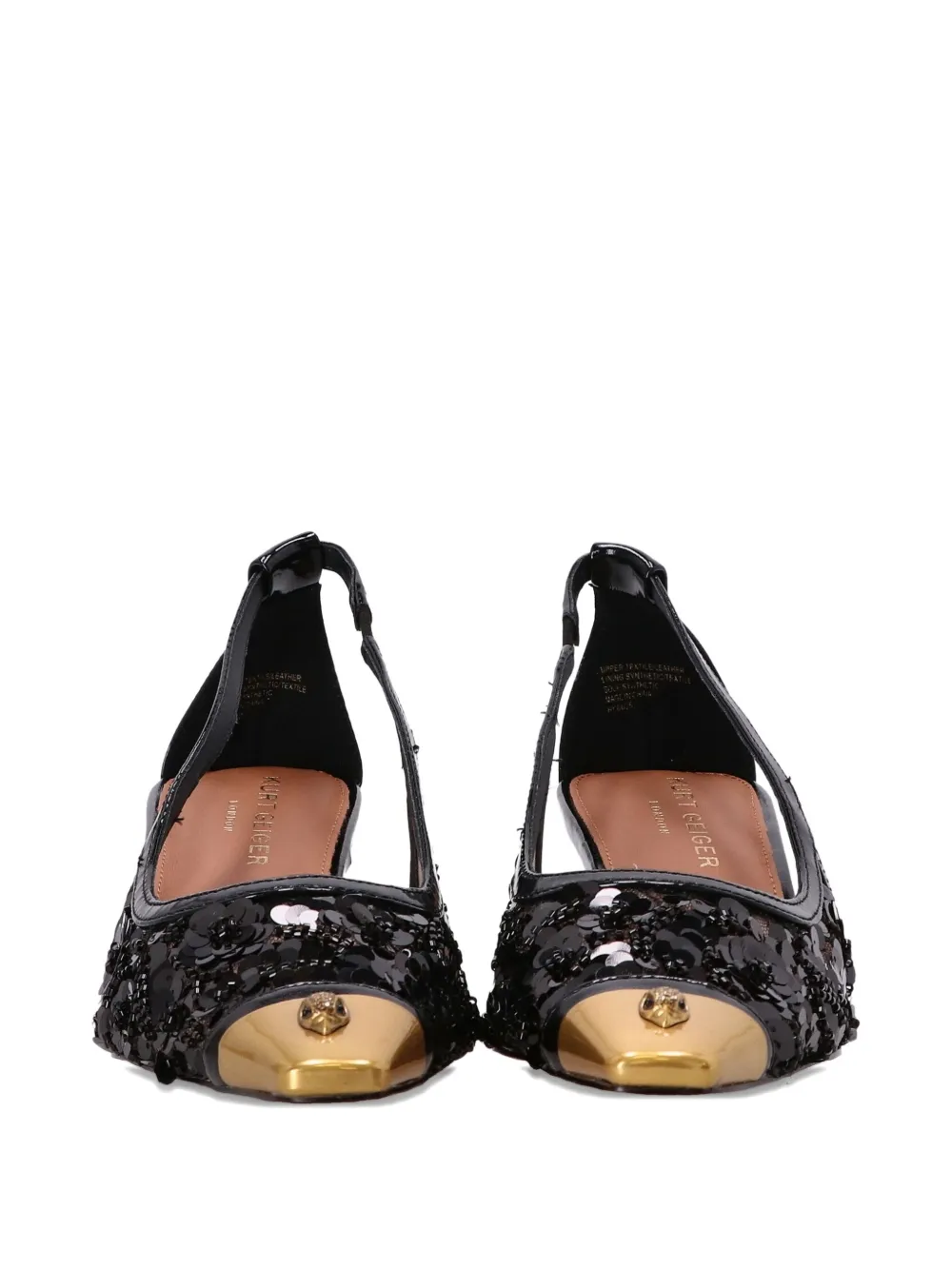 Kurt Geiger London Regent pumps met pailletten Zwart