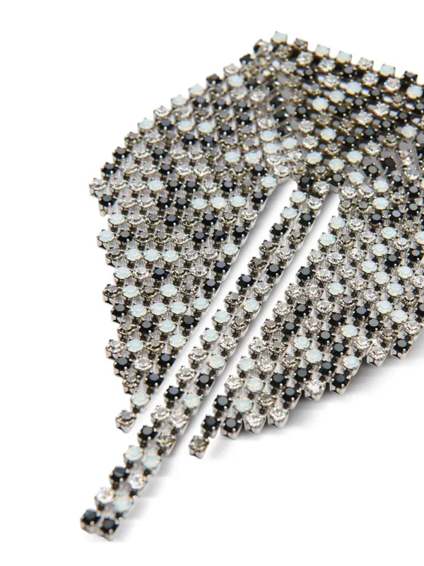 Mini Moon stud-embellished leather crossbody bag