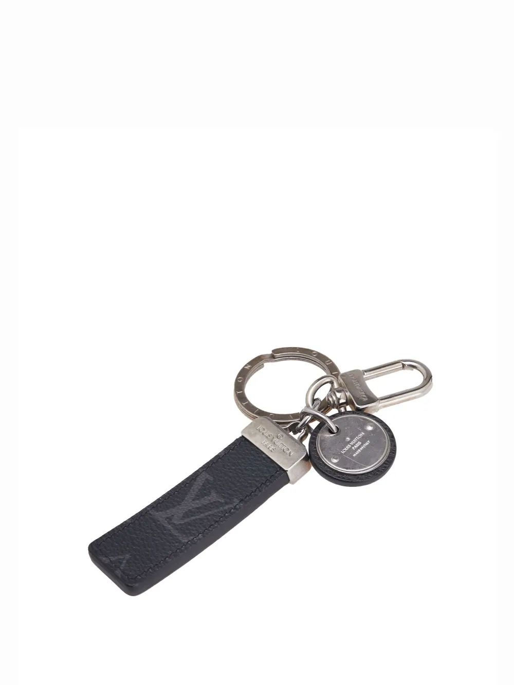 Louis Vuitton Pre-Owned 2020 Monogram Eclipse Reverse Neo LV Club Bag Charm key holder | Black | Image 1
