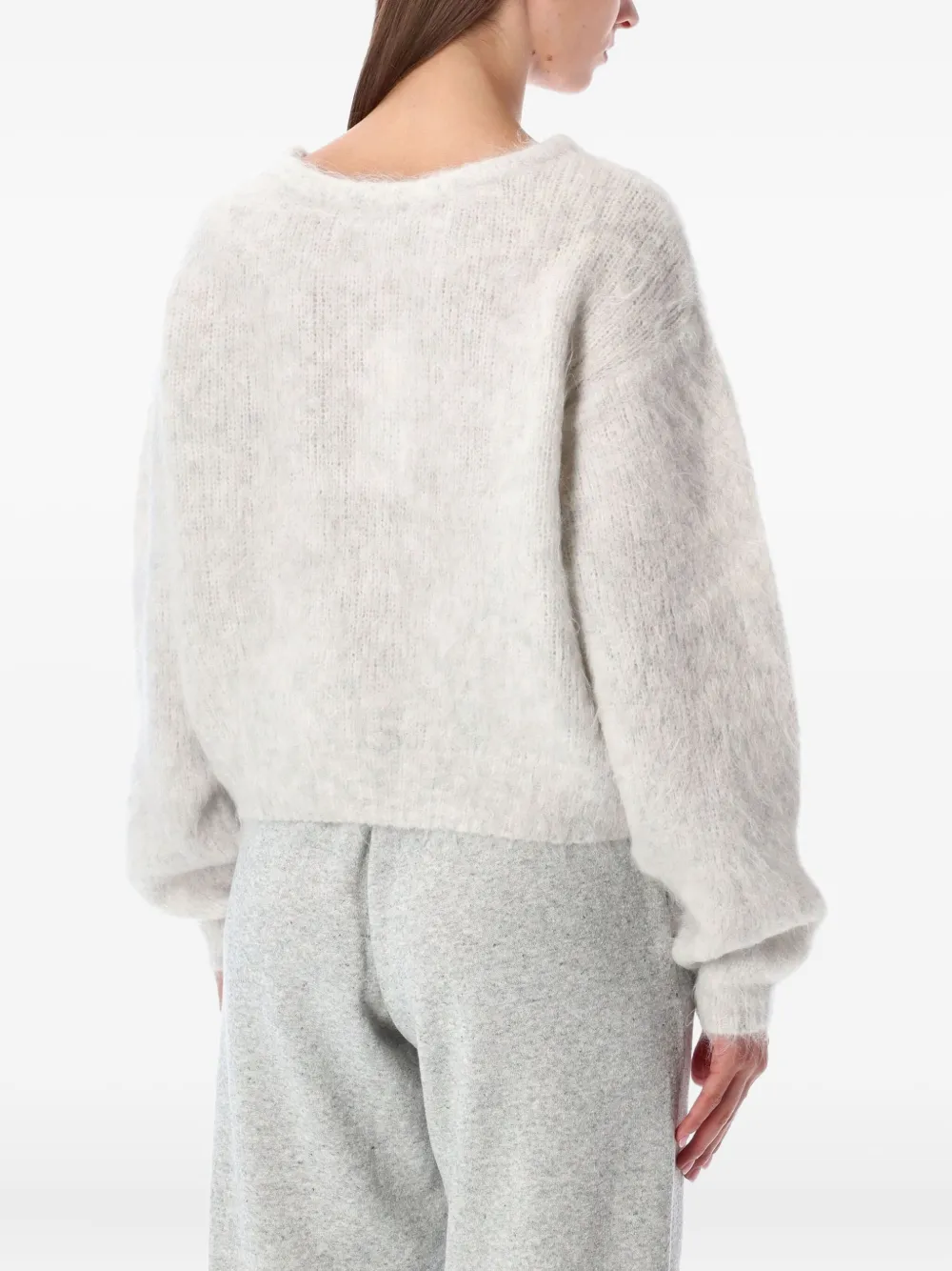 American Vintage Niby Round-neck Sweater In Gray